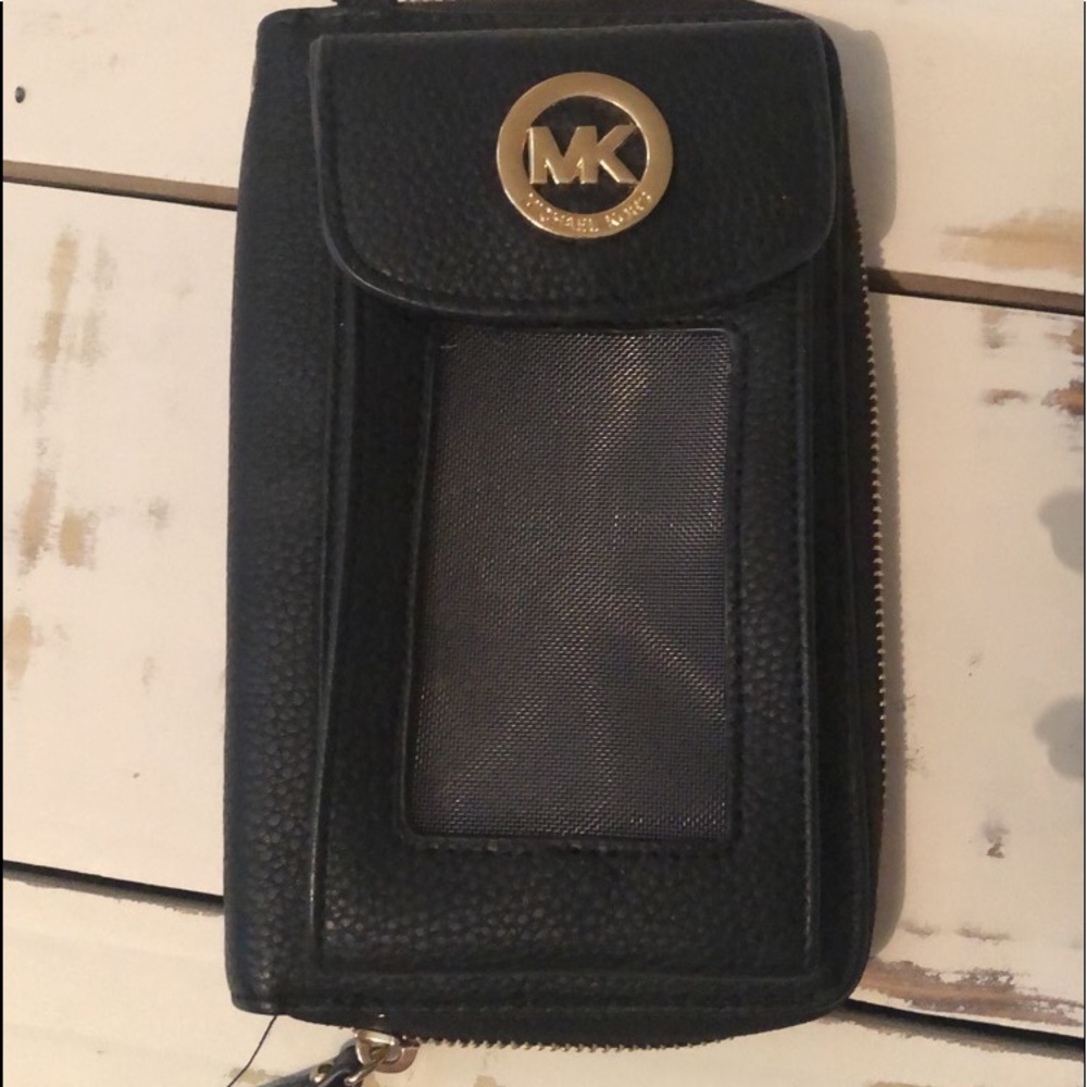 michael kors wallet with strap